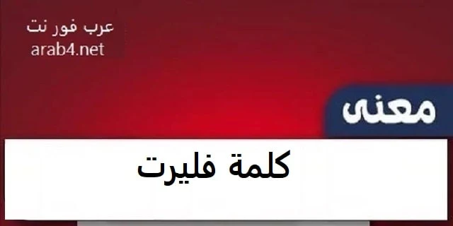 معنى كلمة فليرت في السوشيال ميديا