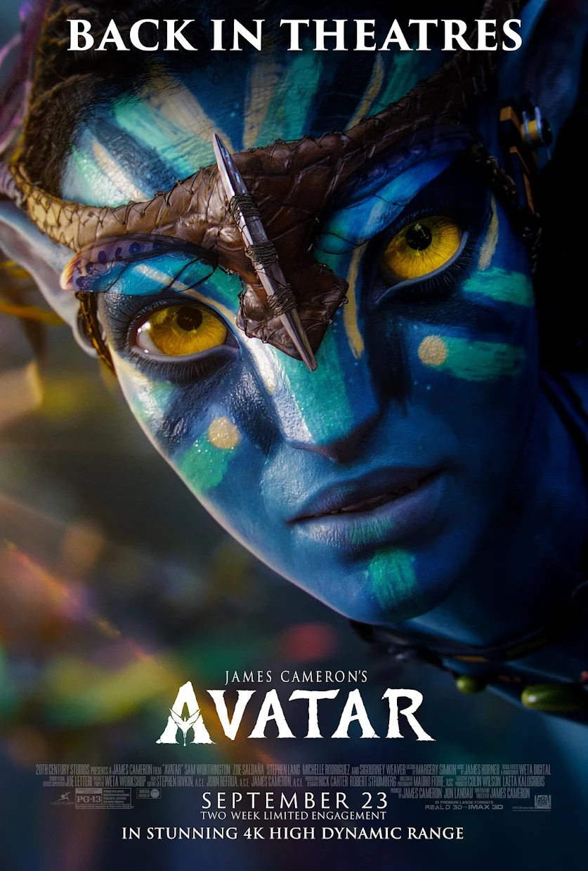 James Cameron's Avatar Returns to Theatres