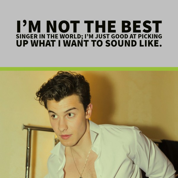 shawn mendes quotes about music