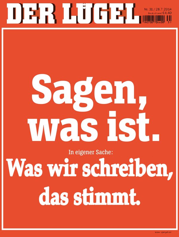 Sagen, was ist. In eigener Sache: Was wir schreiben, das stimmt.