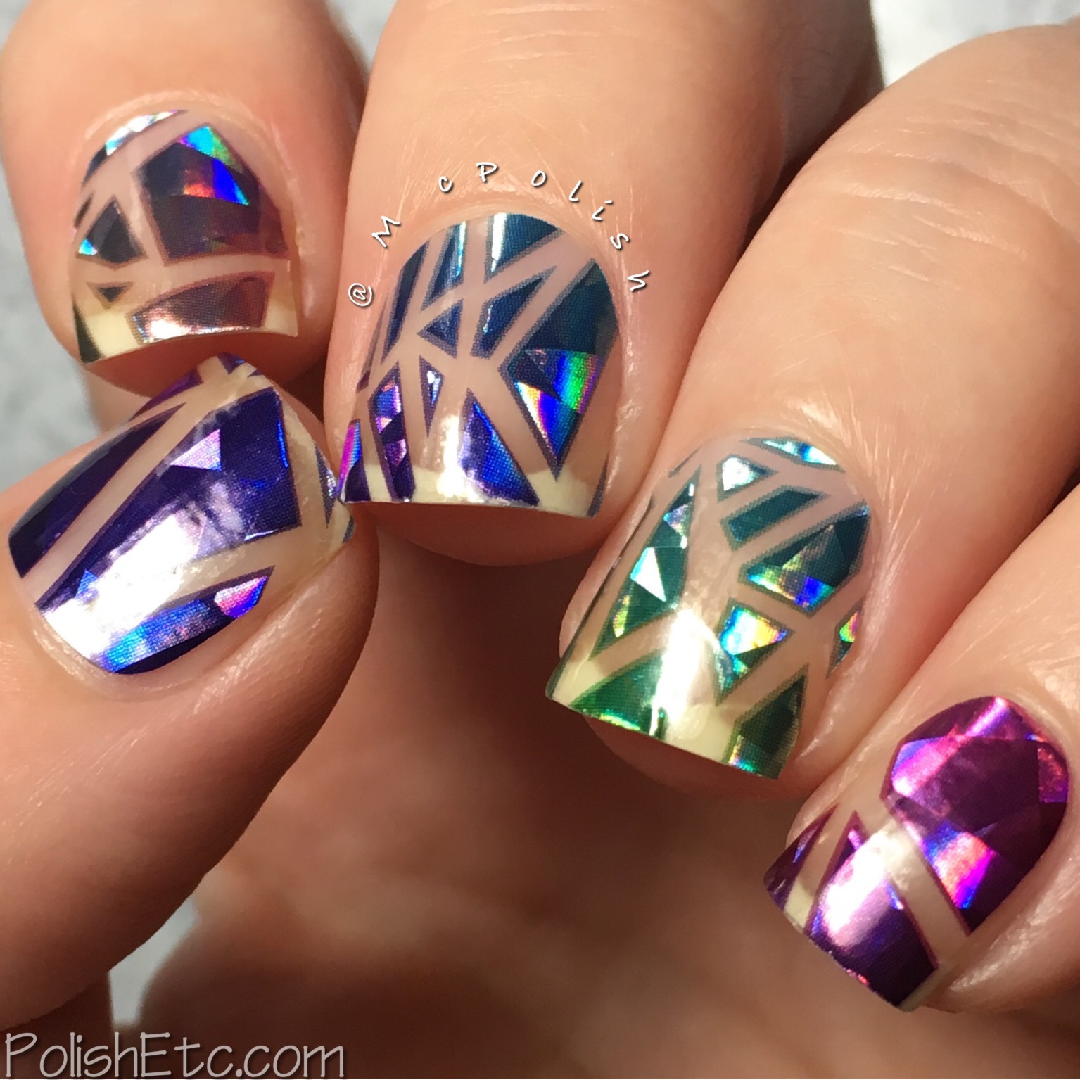 The Latest Nail Art Trend: Shattered-Glass Nails - fashionsy.com