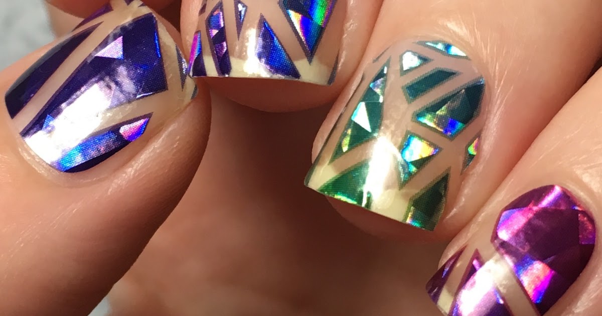 DIY Stunning Shattered Glass Nails