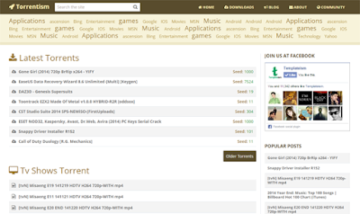 Torrentism: Template Blogger Cocok untuk Blog Torrent File Download