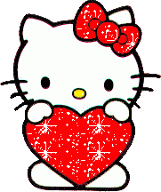 GAMBAR ANIMASI HELLO KITTY GERAK FORMAT GIF 