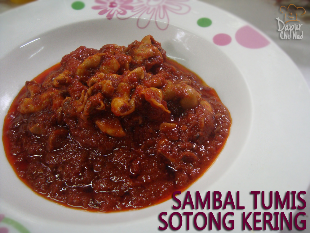 SAMBAL TUMIS SOTONG KERING