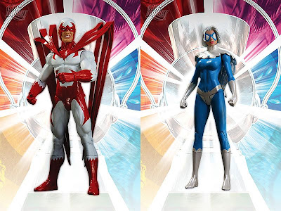 Brightest Day Series 3 Action Figures by DC Direct - Hawk and Dove