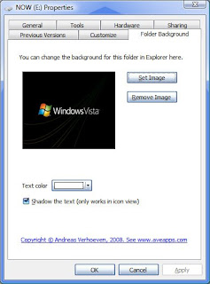 Vista Folder Background