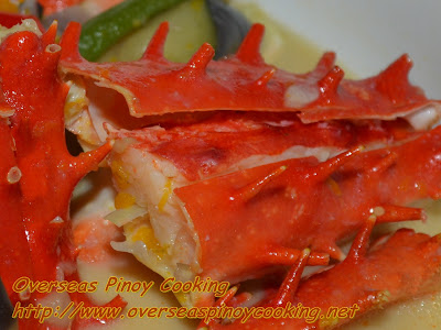 Ginataang King Crab, King Crab in Coconut Milk