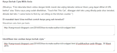 Cara Tepat Melaporkan Copaser Artikel Ke Google DMCA Proctect ArticleCara Tepat Melaporkan Copaser Artikel Ke Google DMCA Proctect Article