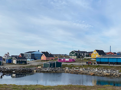 colorful buildings in Nanortalik Greenland