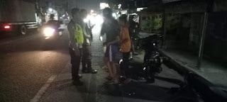 Jaga Kondusifitas Kamtibmas, Polsek Cikande Polres Serang Gelar Patroli Hingga Jelang Sahur