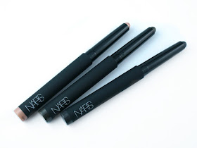 Nars Velvet Shadow Sticks in "Goddess", "Aigle Noir" & "Reykjavik": Review and Swatches