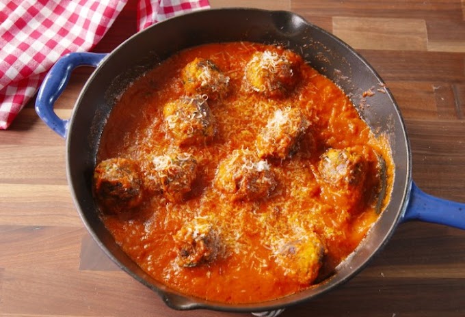 Zucchini “Meatballs” #sidedish #vegetarian