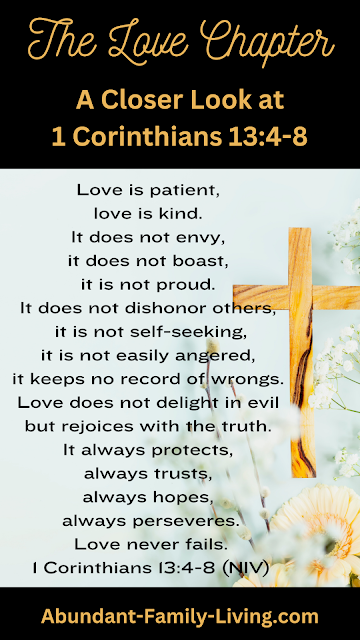 A Closer Look at 1 Corinthians 13:4-8
