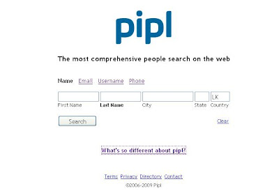 pipl.com - find people in the internet