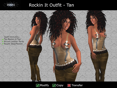BSN Rockin It Outfit - Tan