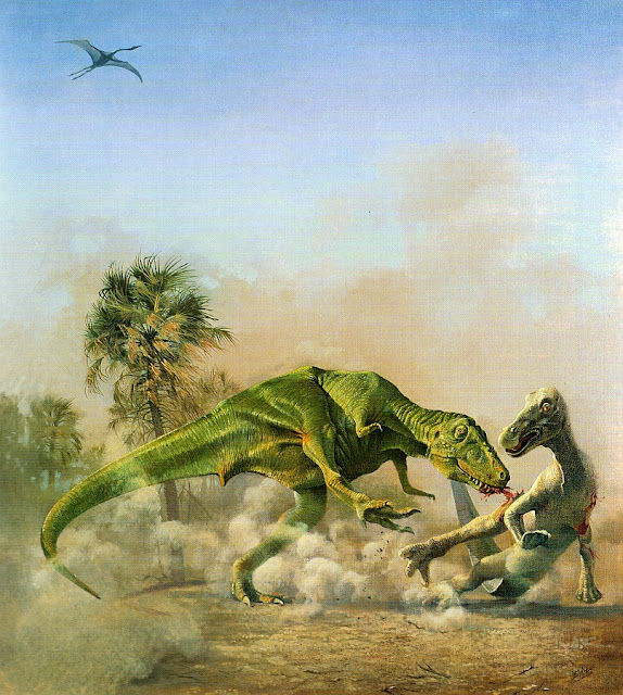 Love In The Time Of Chasmosaurs Vintage Dinosaur Art An