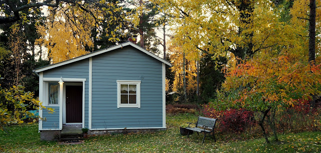 lingonberryhouse, Leisure home, garden, autumn, mökki, puutarha, syksy