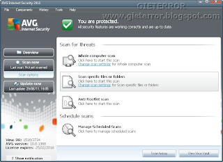 AVG Antivirus Pro 2012 Terbaru Full Version + Key Serial