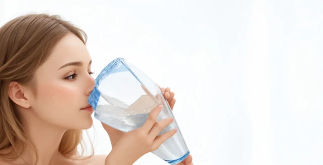 Drink plenty of water to keep your skin hydrated.