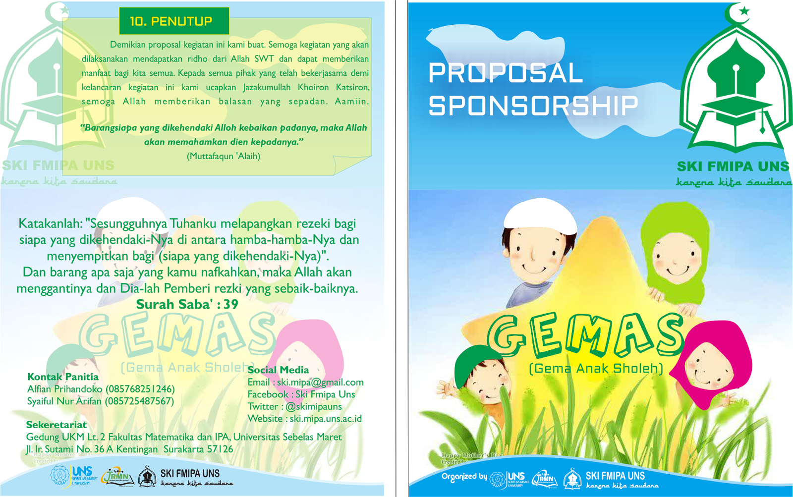 ... untuk meraih sponsor berikut ada contoh proposal sponsorship yang saya