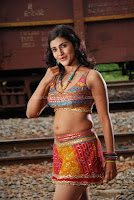 Hot, kausha, showing, navel