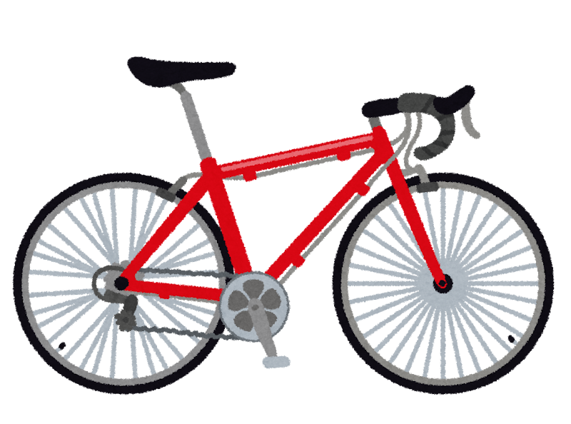 ロードバイクのイラスト 自転車 かわいいフリー素材集 いらすとや