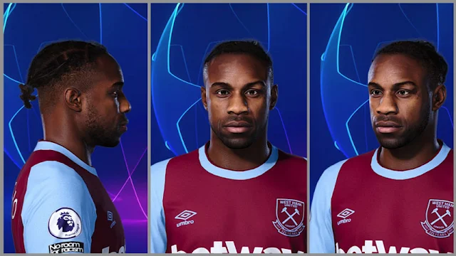 Michail Antonio Face For eFootball PES 2021