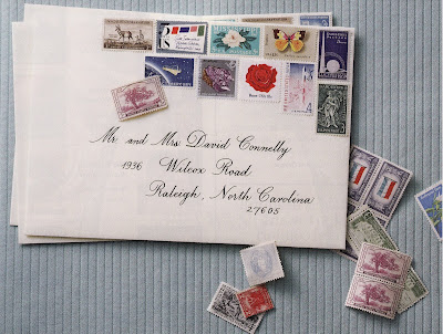 Vintage stamps can be purchased from philatelic societies