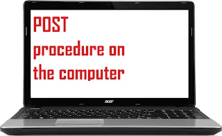 POST procedure on the computer