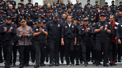 Presiden Jokowi Lepas Kontingen Indonesia ke Asian Games Hangzhou
