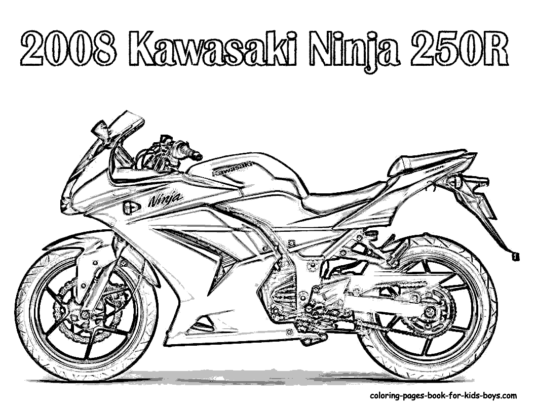 Download 100 Gambar Motor Ninja Mewarnai Terlengkap Kurama Motor