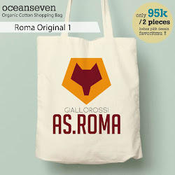 OceanSeven_Shopping Bag_Tas Belanja__Football Addiction_Roma Original 1