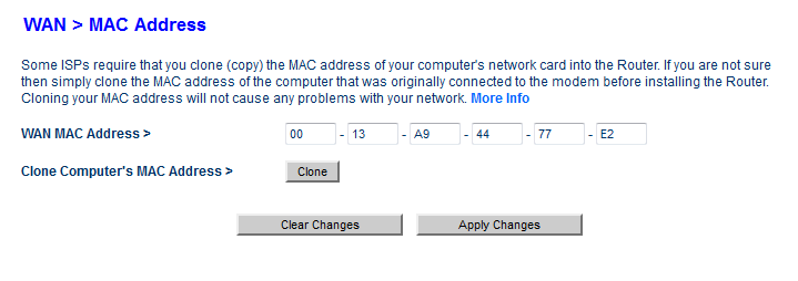 How to clone Your Computer MAC Address On Belkin Router