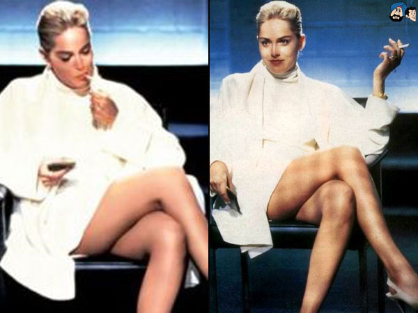 Basic Instinct Sharon Stone crossing her legs