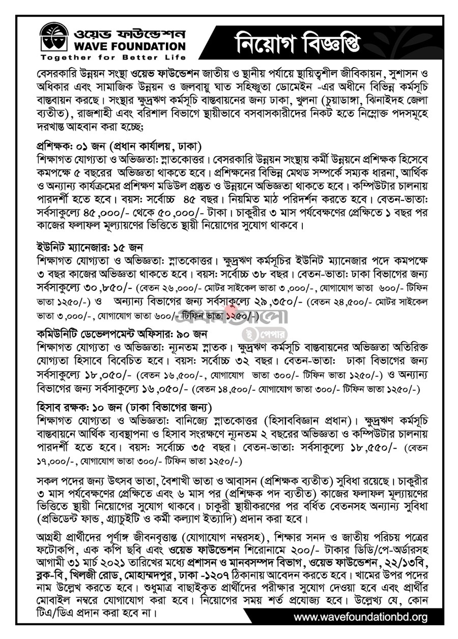 All NGO Job Circular 2021 - এনজিও চাকরির খবর ২০২১ - বিডি জবস মিডিয়া - bd jobs media