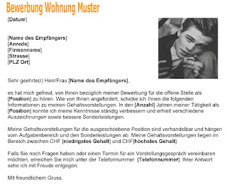 Bewerbung Wohnung Muster 4