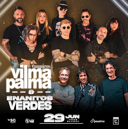 Concierto de  Vilma Palma e Vampiros y Enanitos Verdes en Guatemala | junio 2024