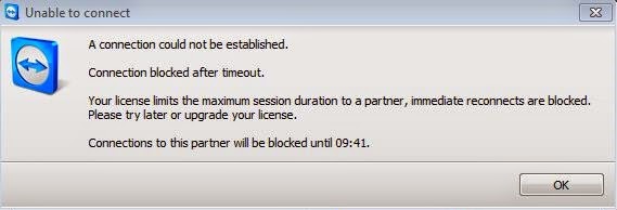 Khắc phục Connection blocked after timeout teamviewer