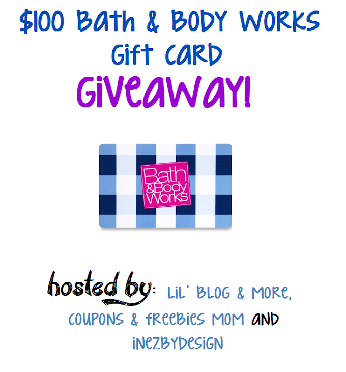 $100 Bath and Body Works Giveaway