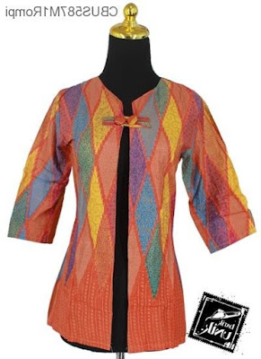 Baju Batik Formal Wanita Untuk Kerja