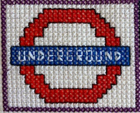 London Underground cross stitch design
