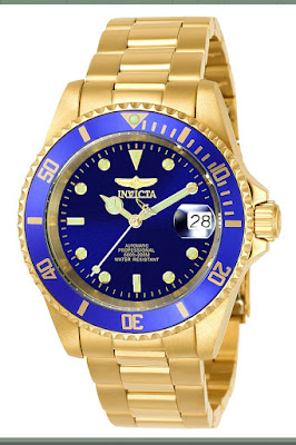 blue invicta watch for mens