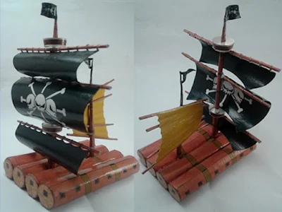 One Piece Pirate Ship Bastelbogen