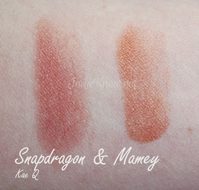 Kae Q Snapdragon Mamey Swatches Review