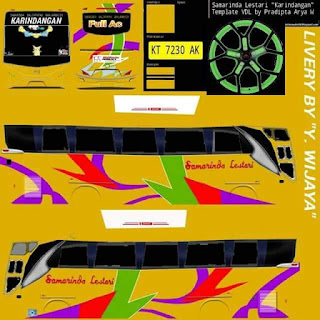 Download Livery Bus Samarinda Lestari