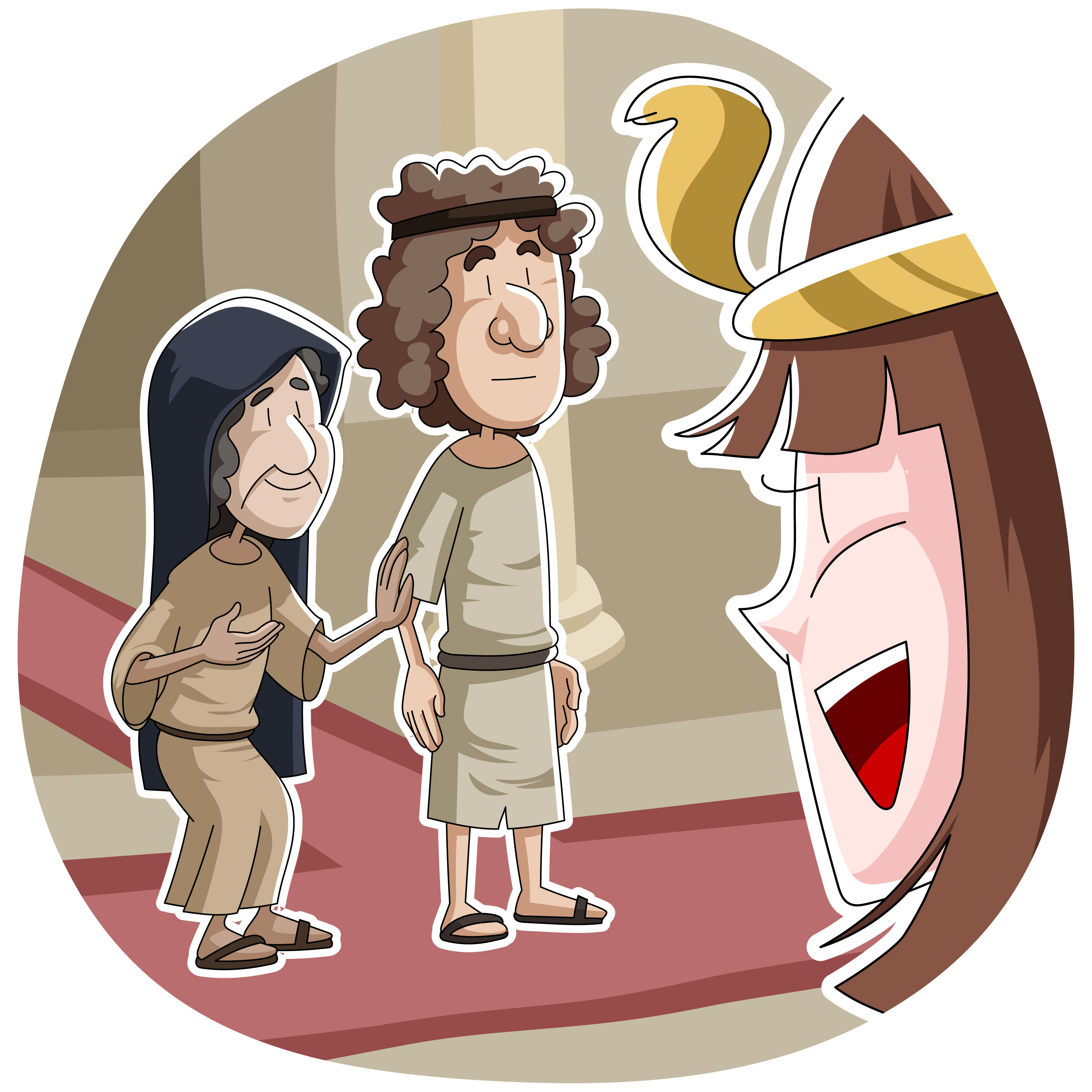 Today's Christian Clipart: Moses became a son of Pharaoh's daughter