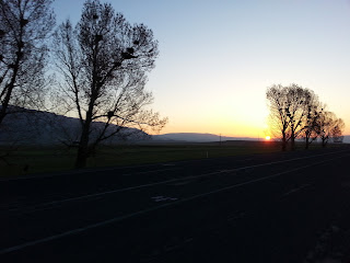 Sunrise near Erzurum, Turkey