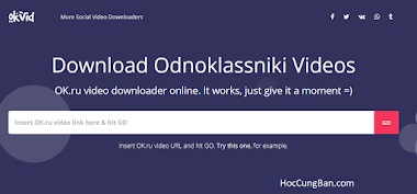 Hướng Dẫn download video trên ok.ru
