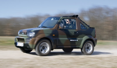 Carscoop JimnySE 203 Suzuki Jimny Cabrio "Daktari" & "Camouflage"